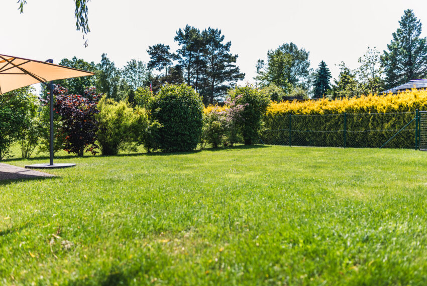 eingezäunter Garten