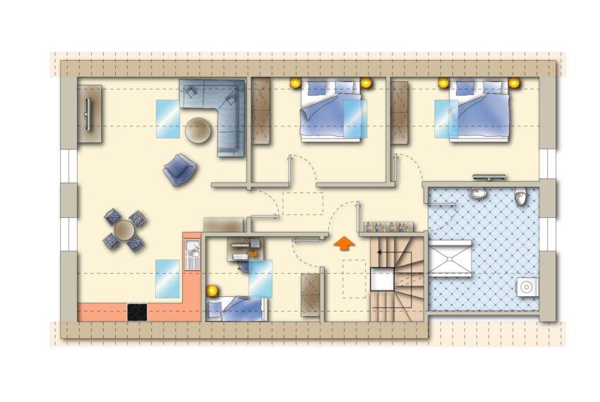 Grundriss Obergeschoss