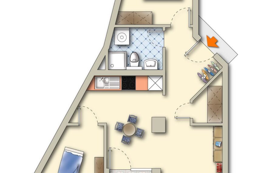 Grundriss zur Wohnung