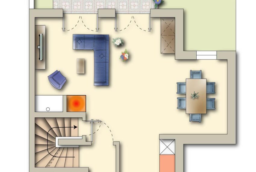 Grundriss Erdgeschoss